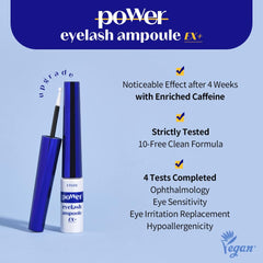 ETUDE Power Eyelash Ampoule ultra-slim-tip application close-up for precise lash root use.