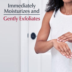 Cream dollop on Eucerin Advanced Repair Hand Creme on hand