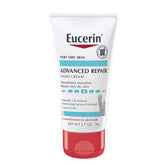 Eucerin Advanced Repair Hand Creme pack4 tube close-up showing non-greasy moisture