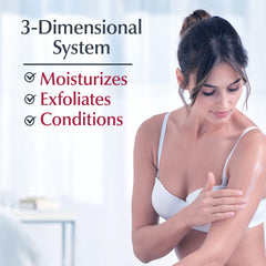 Applying Eucerin Intensive Repair Lotion to dry, flaky skin areas