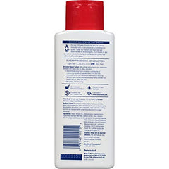 Three-bottle pack display of Eucerin Intensive Repair for value and routine
