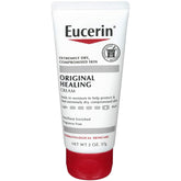 Eucerin Original Healing Rich Creme tub in a three-pack for lasting moisture