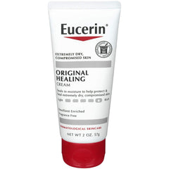 Eucerin Original Healing Rich Creme tub in a three-pack for lasting moisture