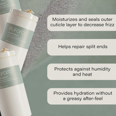 Eufora Soothing Conditioner pump bottle showing easy application for calming care.