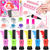 EULRGAUS kids nail polish pen set in vibrant colors for creative nail art sessions
