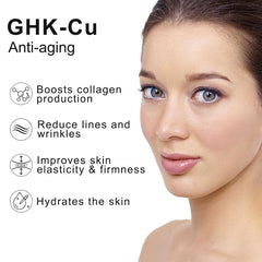 Euphea GHK-Cu face cream box highlighting vegan, cruelty-free skincare packaging.