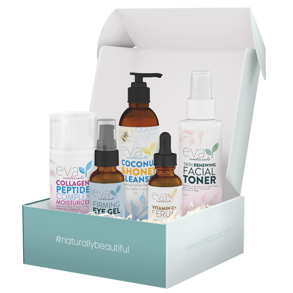 Eva Naturals Bee Clean facial cleanser bottle with gentle foam for refreshed skin.