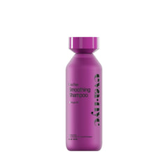 Eva NYC anti-frizz shampoo bottle with argan oil promotes smoother, frizz-free hair.