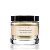 evanhealy Green Tea Clay Mask being applied to purify pores and refresh the skin.