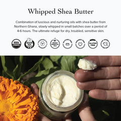 Evanhealy natural patchouli and vanilla ingredients visible, hinting at earthy fragrance.