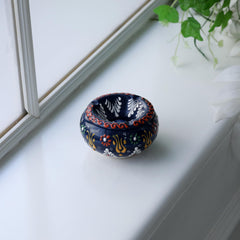 Evanilife ceramic jar colorful patterns add vibrant decor to any room.