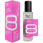 EVATSU 8-Second Hydrating Mask Spray bottle shows premium hydration and frizz control.