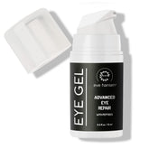 Eve Hansen Anti-Aging Eye Gel application demonstrates refreshing under-eye hydration.