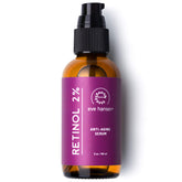 Eve Hansen retinol serum bottle with pump for smoother skin