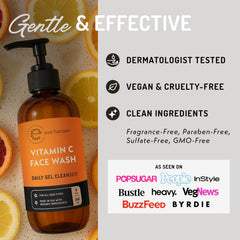 Eve Hansen cleanser formula with Aloe Vera and Green Tea soothes skin