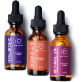 Eve Hansen Vitamin C serum bottle pour for brightening and antioxidant protection