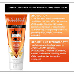 Applying Eveline Slim Extreme 4D Serum on skin for targeted tightening