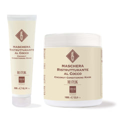 Ever Ego Coconut Hair Conditioning Mask being applied to hair for deep moisture with a lightweight finish.