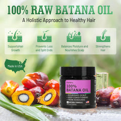 EverBliss Batana oil dropper close-up for scalp nutrition and daily use.