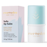 Evereden Baby Lip Balm closeup, nourishing formula for delicate baby lips.