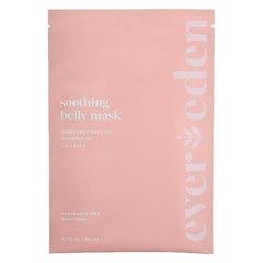 Evereden Belly Mask covers the belly for thorough hydration and care.