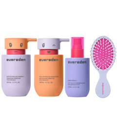 Evereden Kids shampoo bottle improves detangling and moisture.