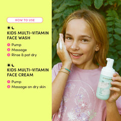 Evereden Kids Happy Face Duo Melon Juice Face Cream provides daily moisturization.