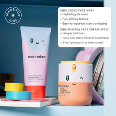 Evereden Kids Tropical Sorbet Aroma facial wash with citrus and coconut notes