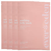 Evereden Soothing Belly Mask packaging highlights clean, vegan formula for pregnancy skin.