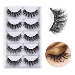 Evermarket 3D lashes with cross-cluster design for bold definition