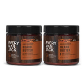 Every Man Jack beard butter aged bourbon jar demonstrates deep hydration for daily beard care