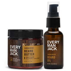 Every Man Jack beard oil bottle pour for easy application and hydration.
