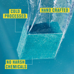 Two-pack display of Every Man Jack Cold Plunge soap for daily use.
