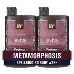 Every Man Jack Harry Potter collector body wash pack bottle for travel-ready magic
