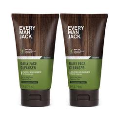 Every Man Jack Hydrating Face Wash bottle front highlights fragrance-free formula and hydration for daily use.