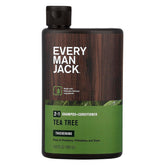 Every Man Jack Tea Tree 2-in-1 bottle delivers invigorating cleanse for scalp