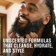 Every Man Jack beard oil bottle emphasizing hydration for beard and skin