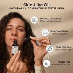 Everyday Beauty Jojoba Oil glass dropper for precise dosing