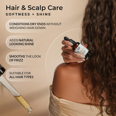 Close-up texture of Everyday Beauty Jojoba Oil