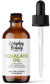 Everyday Beauty Squalane Oil bottle for pure plant hydration.