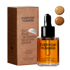 Everyday Humans Sun Blush bottle close-up for natural glow you customize