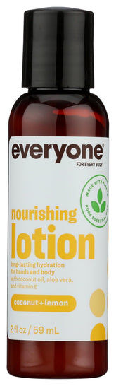 Everyone EO Lotion Coconut Lemon Impulse travel-size tube for on-the-go hydration.