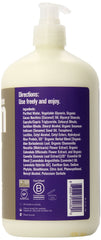 Close-up of the Everyone for Every Body lotion label highlighting lavender aroma for relaxation.