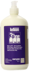 Texture swatch shows light, non-greasy hydration from Lavender & Aloe lotion.