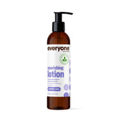 Everyone Nourishing Lavender and Aloe Lotion bottle pour for quick hydration