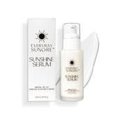 EveryRay Suncare Sunshine Serum bottle front with SPF 50 and dewy hydration.