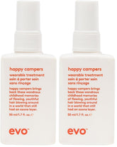 EVO Happy Campers bottle front shows compact travel size for daily protection.