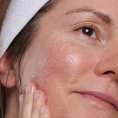 Milky-lather moment as Evolve Kalahari Dream Cleansing Oil emulsifies on skin