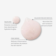 Pouring Evolve Kalahari Dream Cleansing Oil shows gentle, effective cleansing