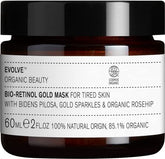 Evolve Organic Beauty Bio-Retinol Gold Face Mask jar for a radiant, nourished glow.